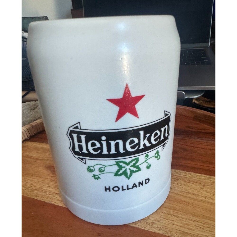 Ceramarte Heineken Holland Beer Steins (Gray)